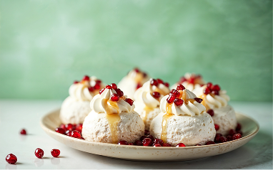 Meringues double crème Gruyère dessert traiteur Berne